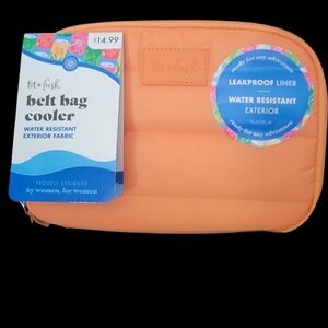 Orange Fit and Fresh Belt Bag Cooler.